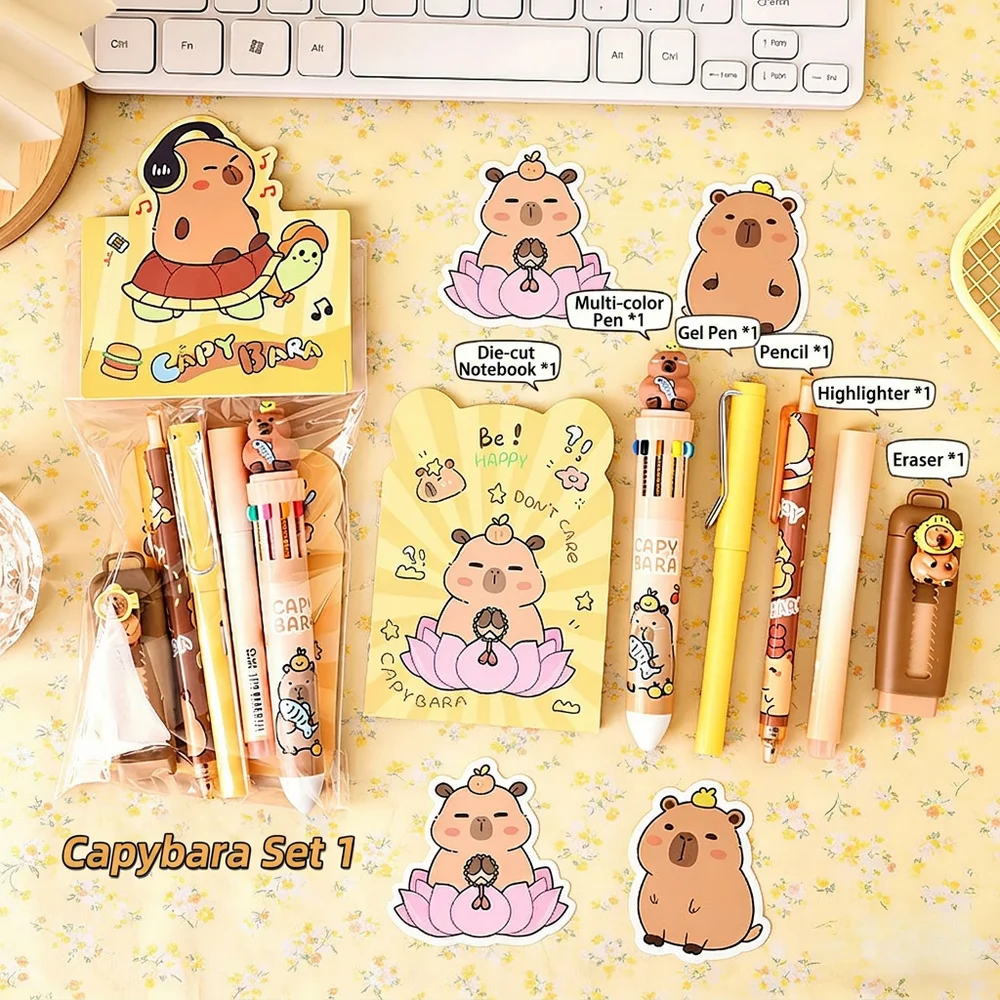 Multifunctional Stationery Set: Cute Aesthetic Back-to-School Supplies Kit