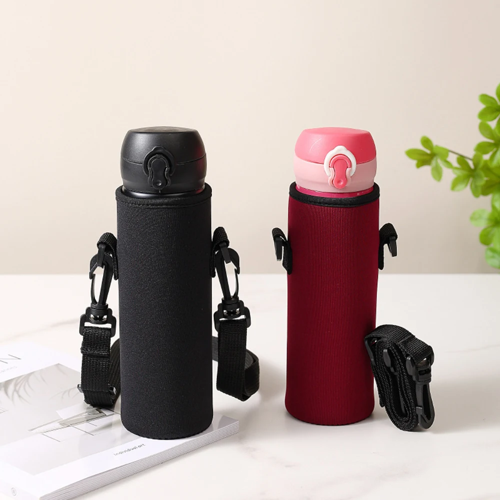 Einfache stilvolle Thermo becher abdeckung verstellbare Riemen griff Flaschen halter für Fitness Thermo becher Gürtel – Detail 3