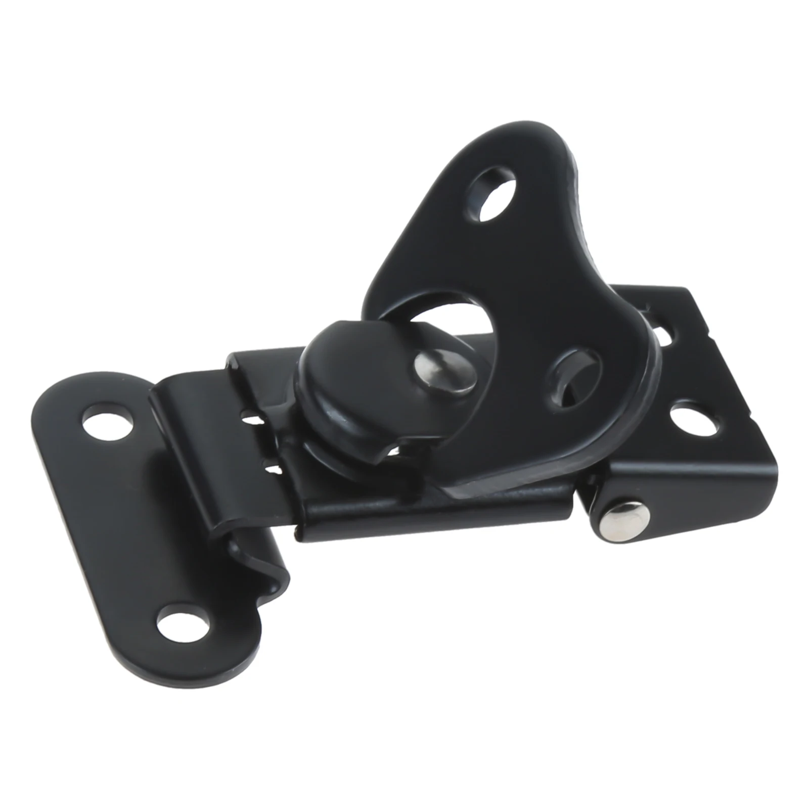1PC Butterfly Twist Latch & Keeper Metal Toggle Clamp Black Flat Lock Core Buckle for Flight Case Luggage Toolbox Cabinet Trunk