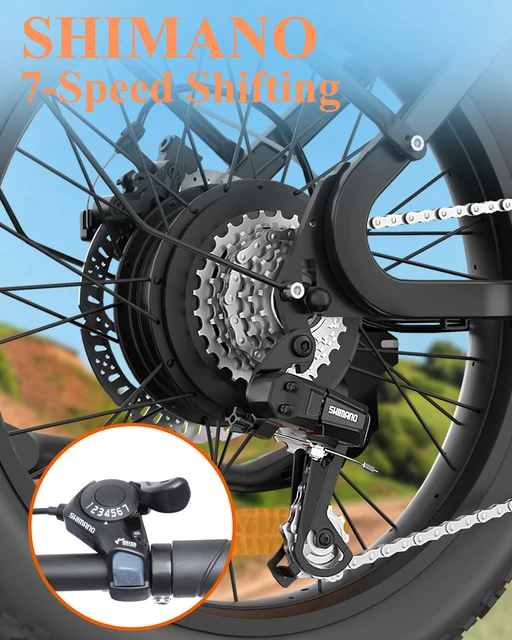 Electric Bike for Adults, 500W Fat Tire E-Bike, 20" All Terrain with 48V 13.5Ah Removable Battery, Shimano 7-Speed ebike Bodywel 5 Electric Bike for Adults, 500W Fat Tire E-Bike, 20" All Terrain with 48V 13.5Ah Removable Battery, Shimano 7-Speed ebike Bodywel 5