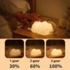 Children Silicone Night Light Cute Elephant Baby Dimmable Timed Sleeping Night Lamp for Bedside Bedroom Decoration Gift Birthday 3