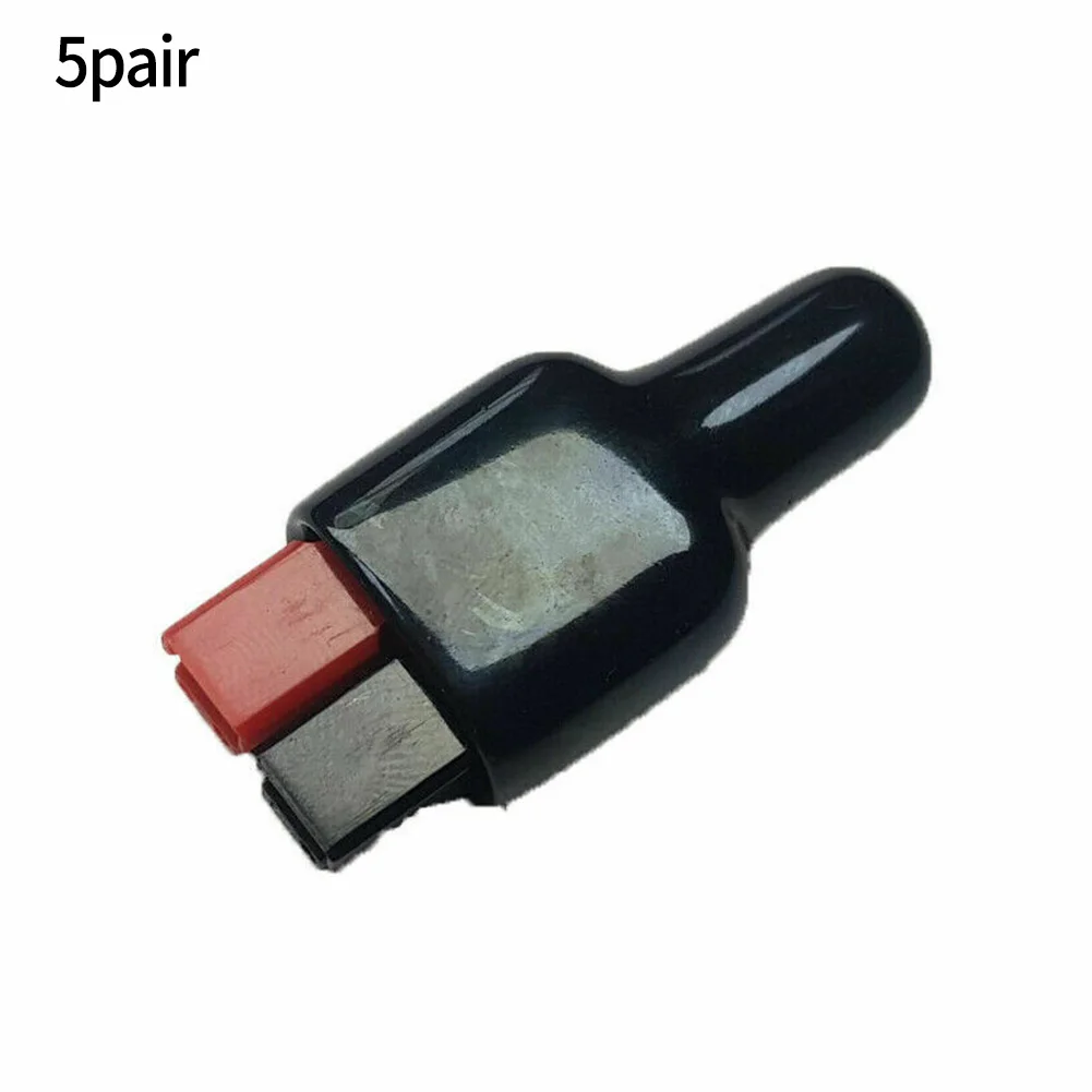 

5 Pairs 30AMP PVC Cover Flame Retardant Sleeve For Anderson Enclosure Style Connector Rubber Covers Sleeves Plug Dust Cover