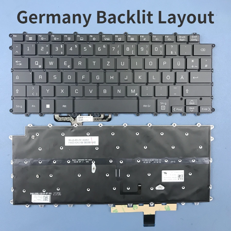 Tastiera Per Laptop Palmrest Retroilluminata In Germania Per Lg Gram 14 Z90Q Muslimatexmuslimatexlimatexplain Series