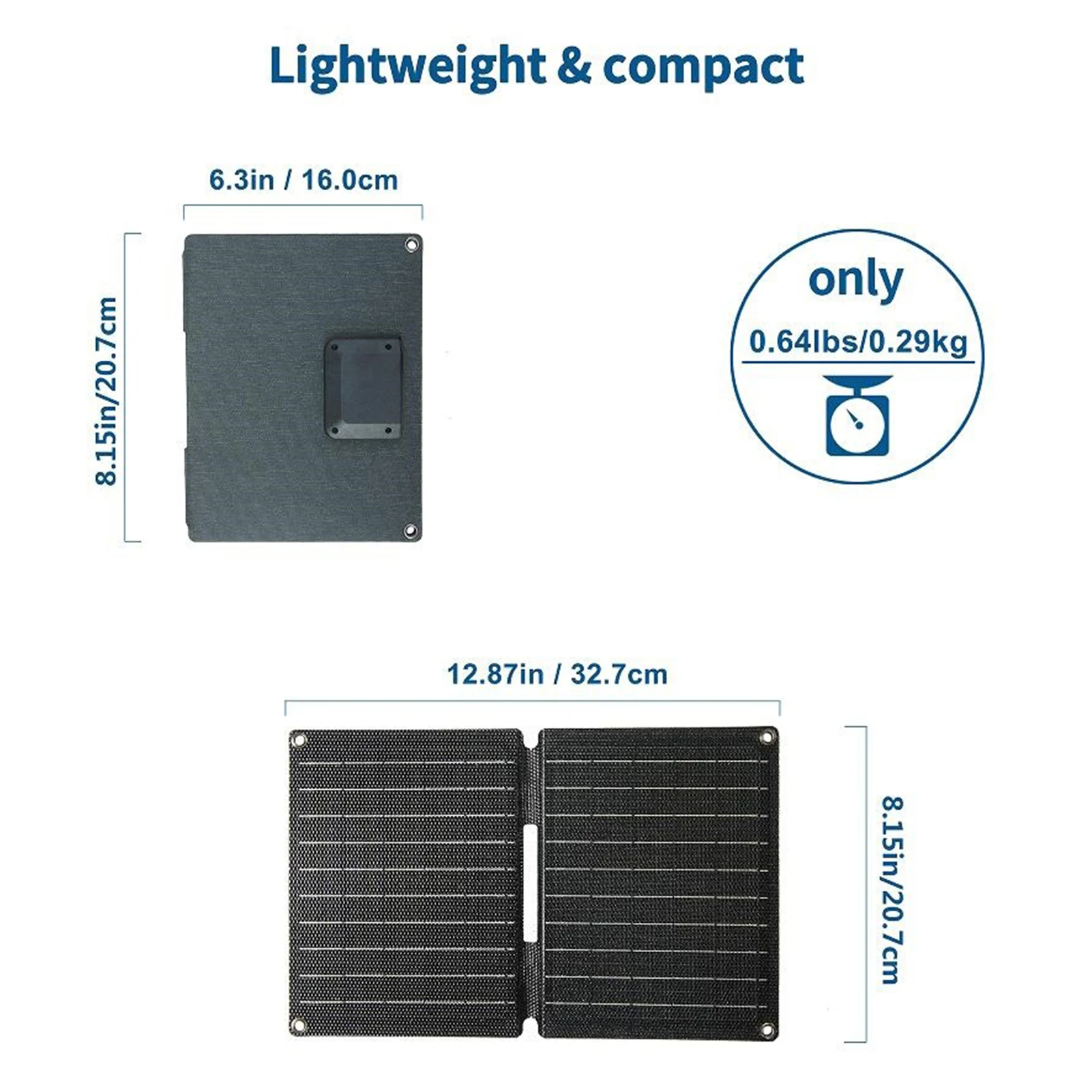 Solar Panels Portable Solar Station System Inverter Generator for Outdoor Phone Charging Camping Hiking Survival Backpack