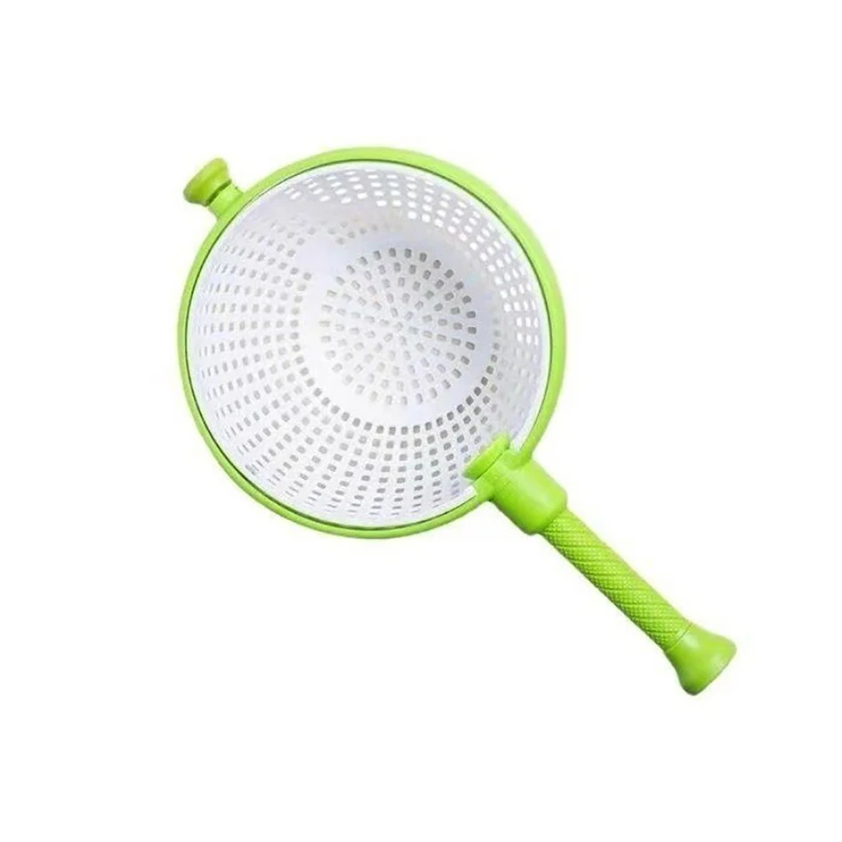 Salad Spinner Rotating Drain Basket Salad Tools Household Vegetable And Fruit Salad Rotating Wash Dehydrating Drain Basket