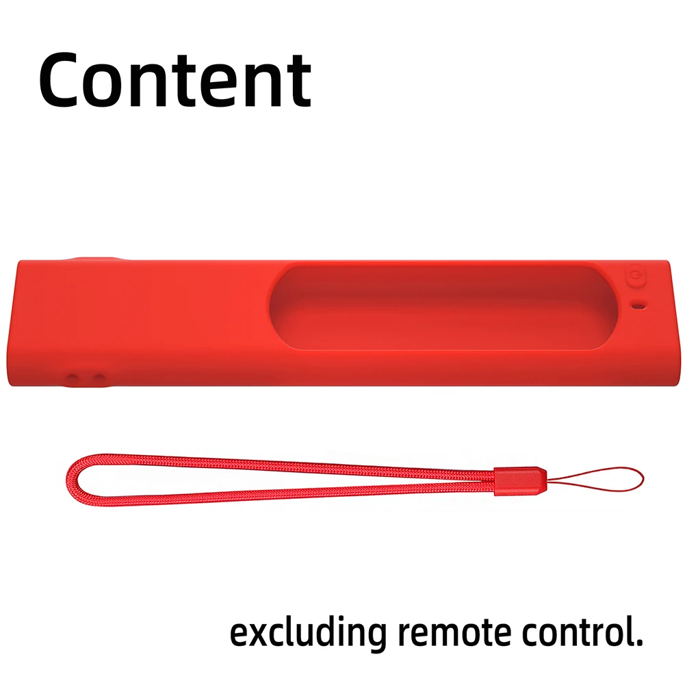 Silicone Cover Remote Control Sleeve Anti Slip Protective Cover Anti-Fall Shockproof with Lanyard for Samsung Remote BN59-01385A