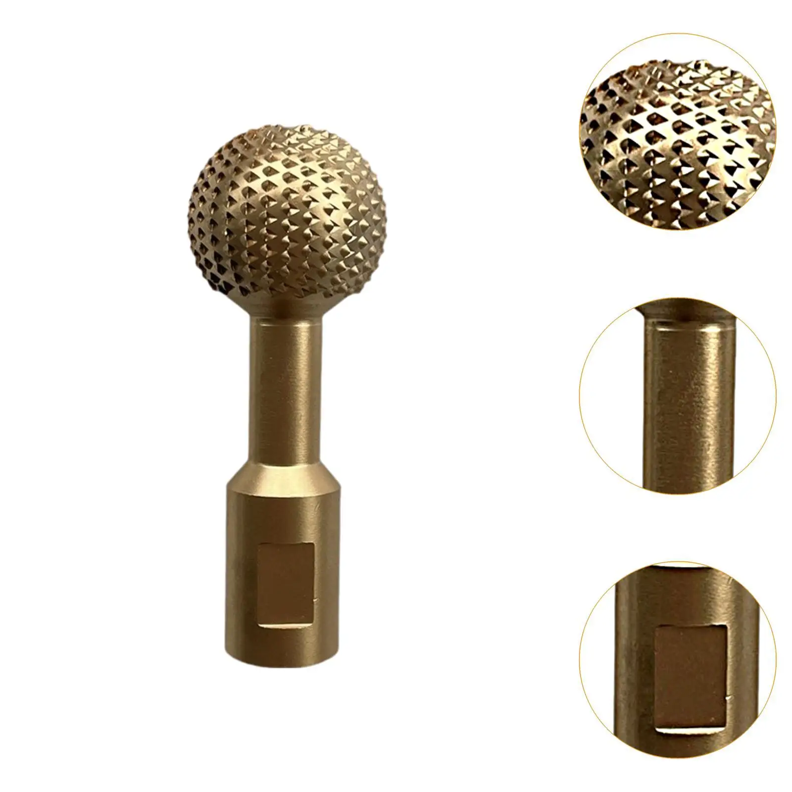 Sphere Rotary Burr Drilling Bit Ball Grinding Head Accessories Carbon Steel for Angle Grinder Grinding Wood Carving Engraving