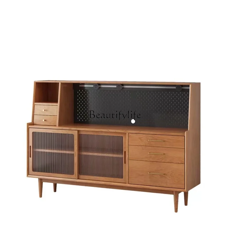 

Nordic Solid Wood Sideboard Coffee Locker Hallway Storage