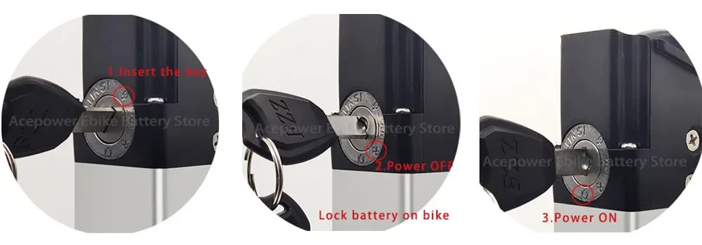 Für ADO A20 A20F MATE City Bike Fiido M1 36V E-Bike Ersatzakku Faltbares Elektrofahrrad Akkupack 10,4Ah 12,5Ah 17,5Ah – Detail 2