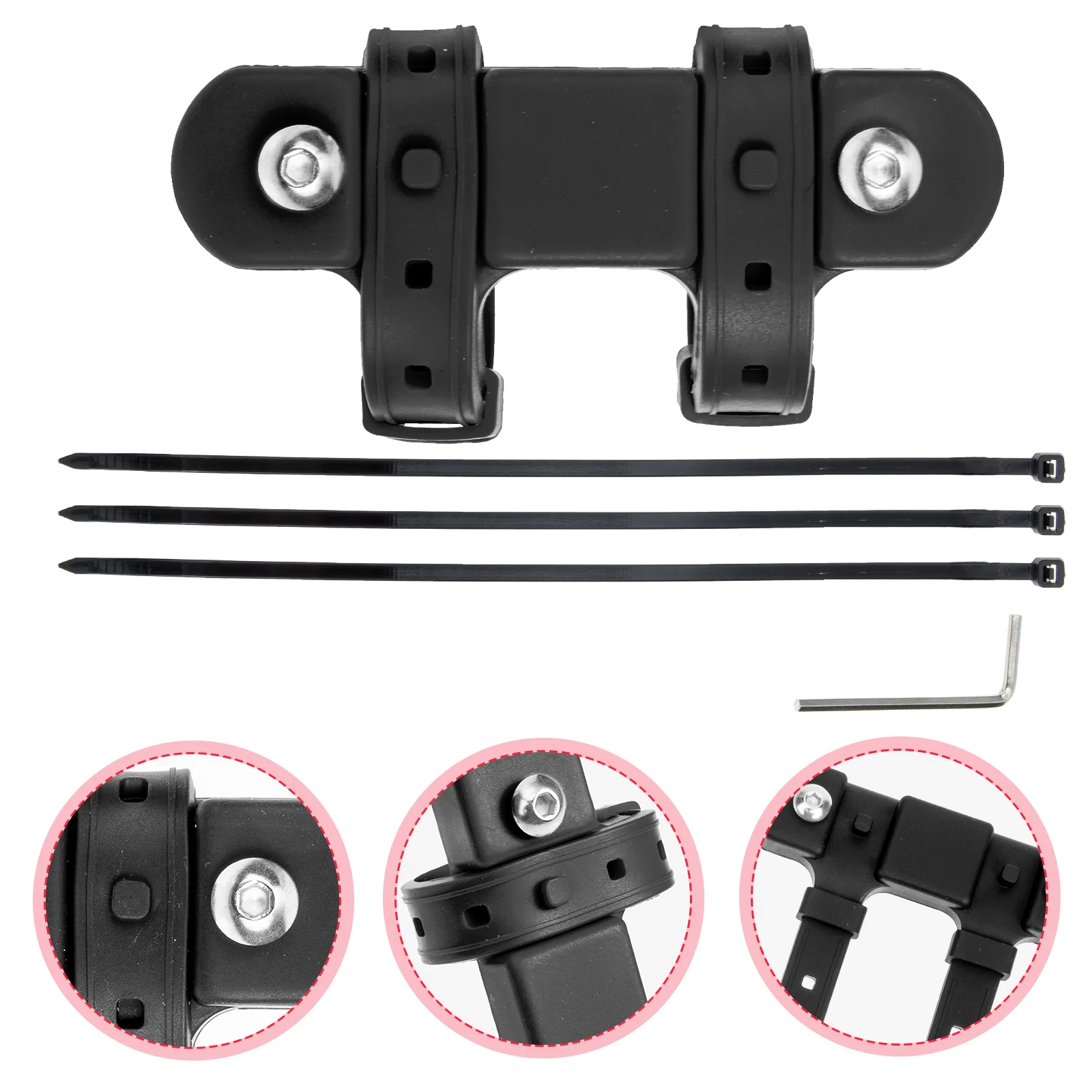 

Electric Bike Bottle Cage Mount Holder Base Kettle Rack Stand for White Silicone Cycling