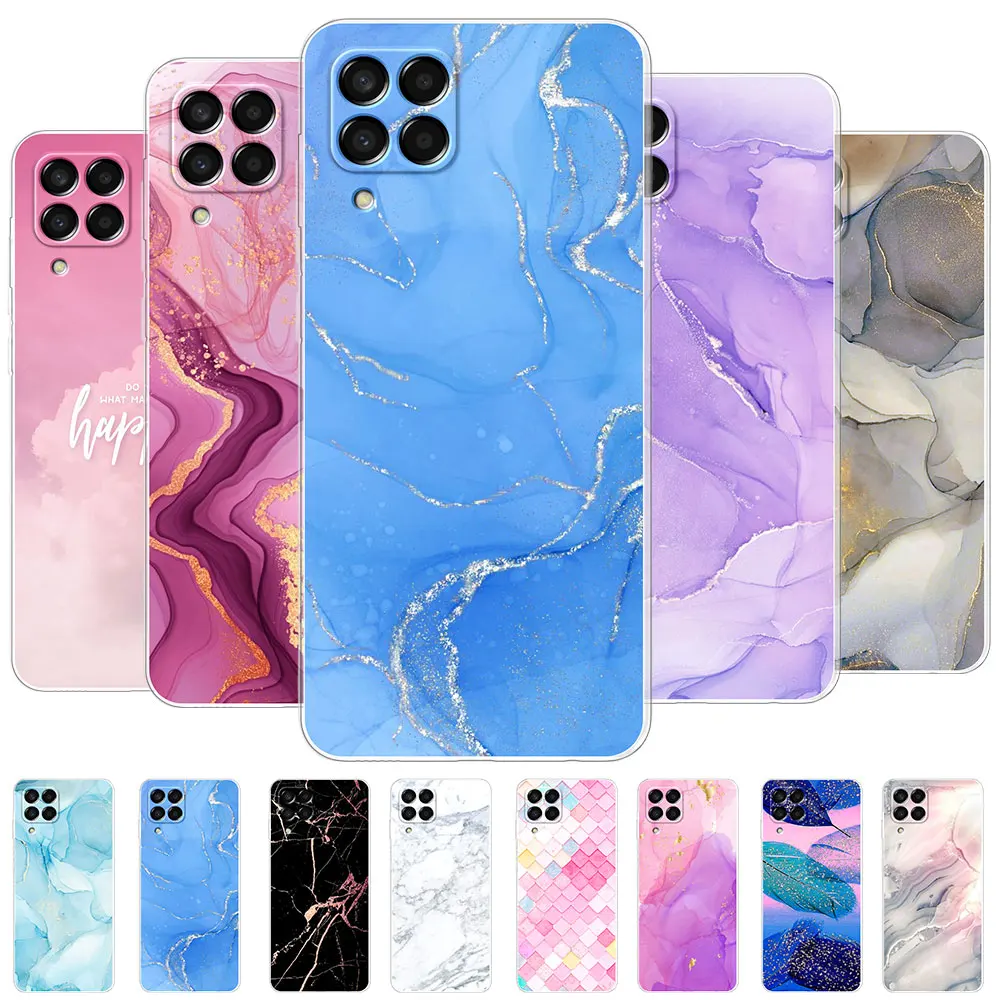 Per Samsung M53 5G Custodia Cover Fashion Back Case Per Samsung Galaxy M53 5G Silicone Soft Bumper Per Samsung M 53 5G Fundas Coque