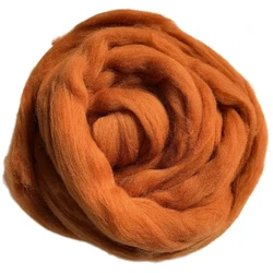 Deluxe Hand - Dyed Needle Felting Wool Collection - 100g (Teddy)