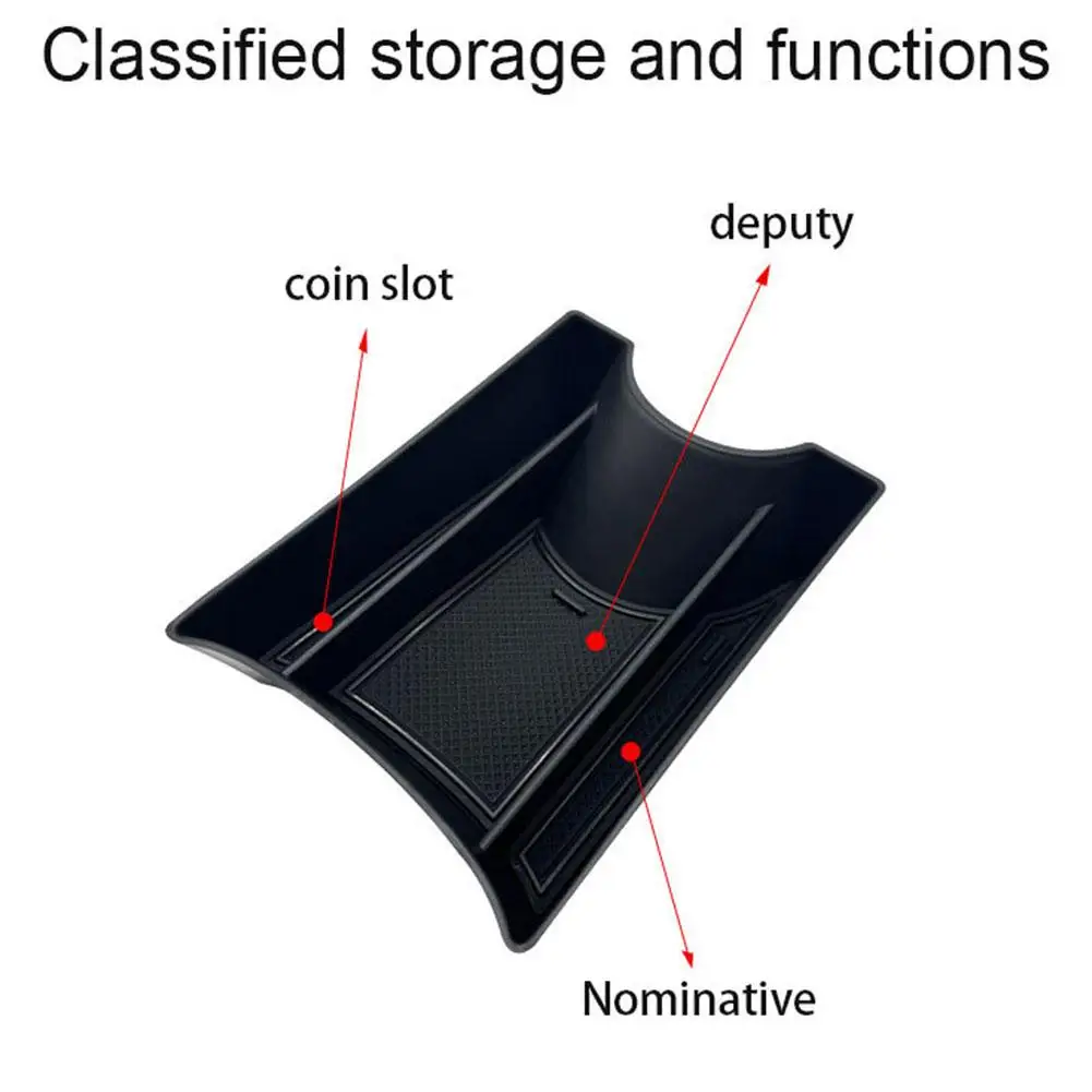 Center Console Armrest Storage Box Car Console Organizer For VW UP GTI/ Seat Mii / Skoda Citigo 2013 2014 2015