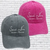 Speak Now Baseball Cap Embroidery Retro Style Dad Hat Cotton Unisex Concert Hats Adjustable 1