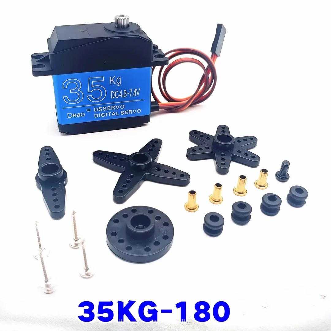 Servo RC étanche 30kg 35kg 180° 270° Engrenage métal 25T