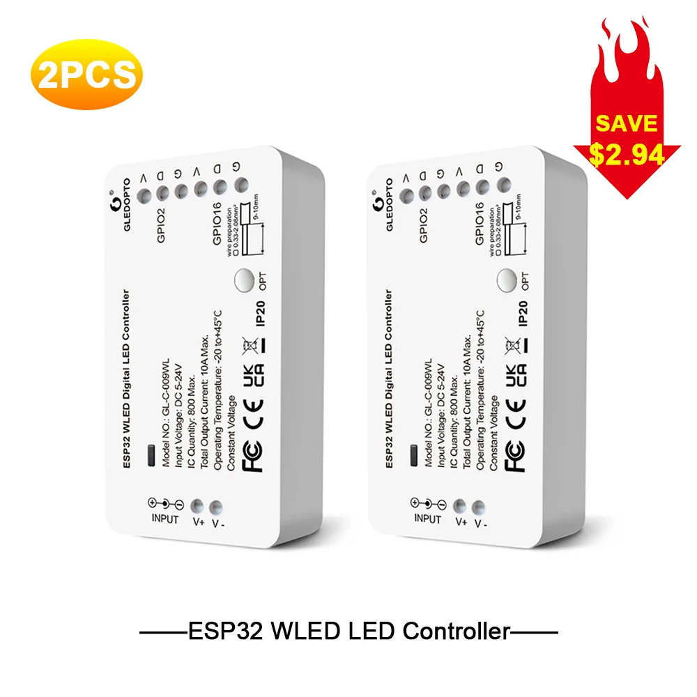 2PCS WLED Controller