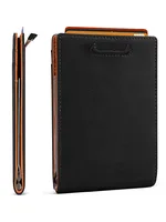 Gebwolf Rfid Card Holder Men's Wallets Carbon Fiber Slim Thin Male Purse Bi-fold Money Clip for Men 2