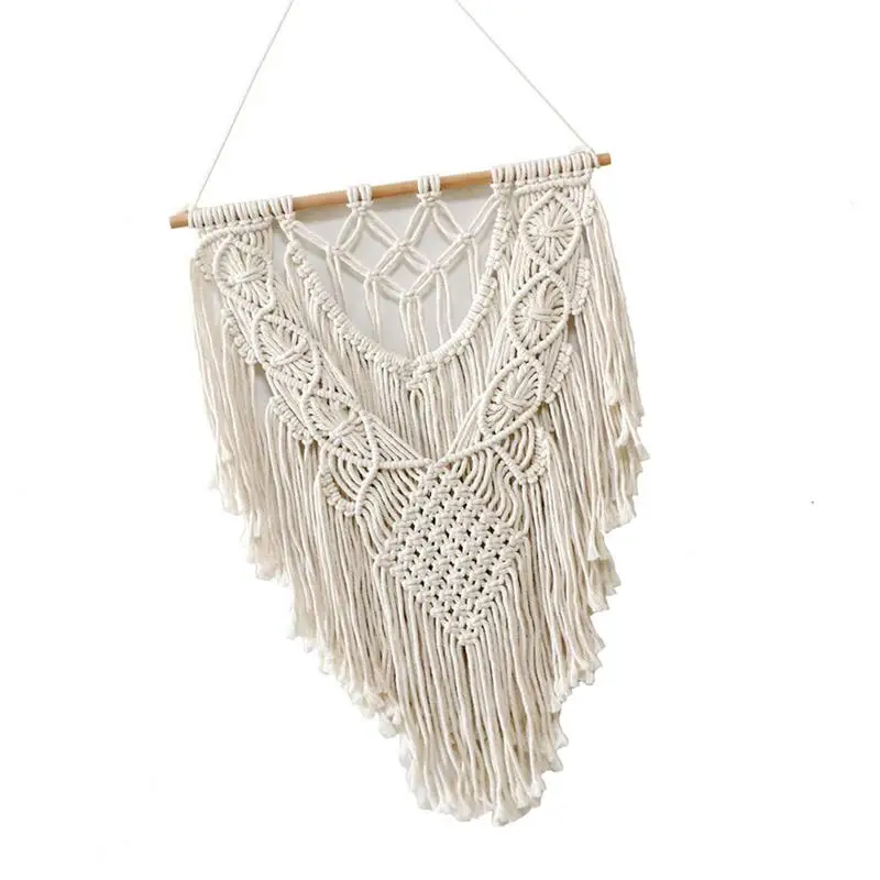 

Woven Wall Hangings Woven Wall Tassel Tapestry Boho Beautiful Wall Art Macrame Decor For Apartment Nursery Bedroom Living Room