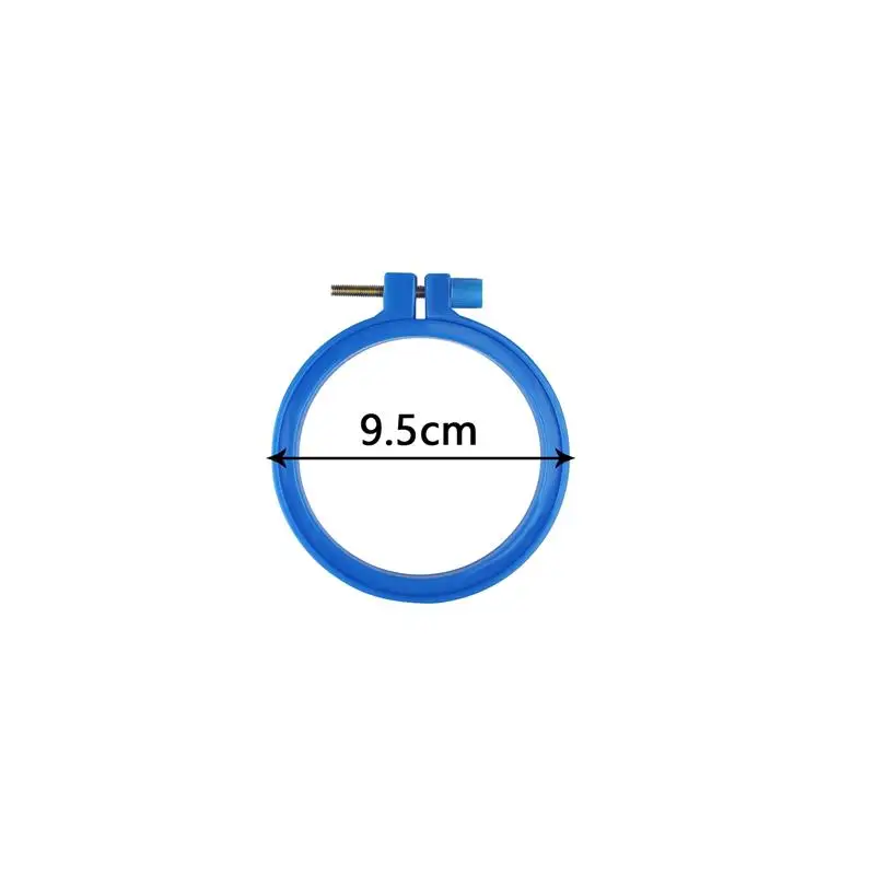 Sewing Tool Round Wooden Color Embroidery Hoops Frame Set Plastic Embroidery Hoop Rings For DIY Cross Stitch Needle Craft Tool needle arts and crafts Needle Arts & Craft