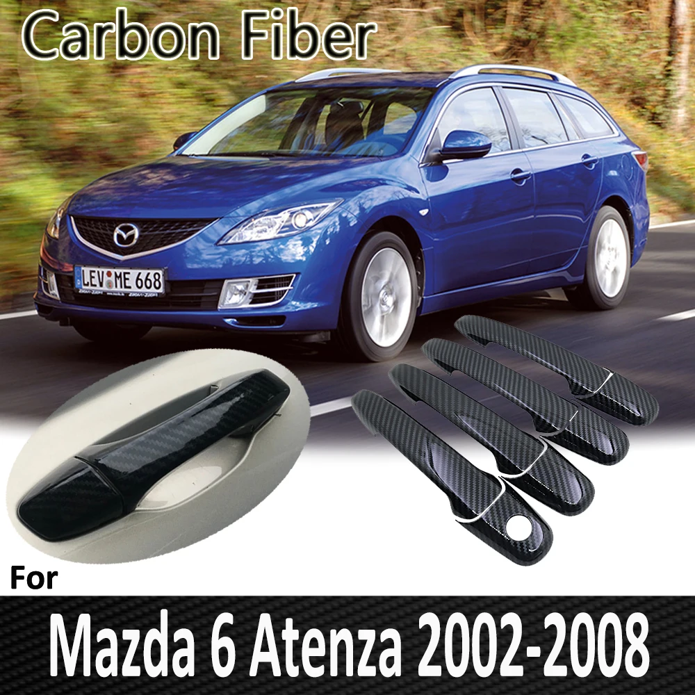 

Наклейка на дверную ручку для Mazda 6 Mazda6 Atenza Wago 2002 2003 2004 2005 2006 2007 2008