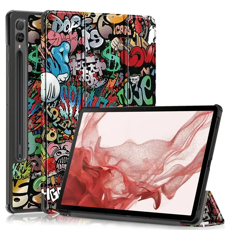 Premium Trifold Magnetic Leather Stand Smart Cover