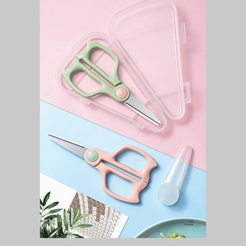 Ceramic Baby Food Scissors Household Toddler Feeding Aid Scissors