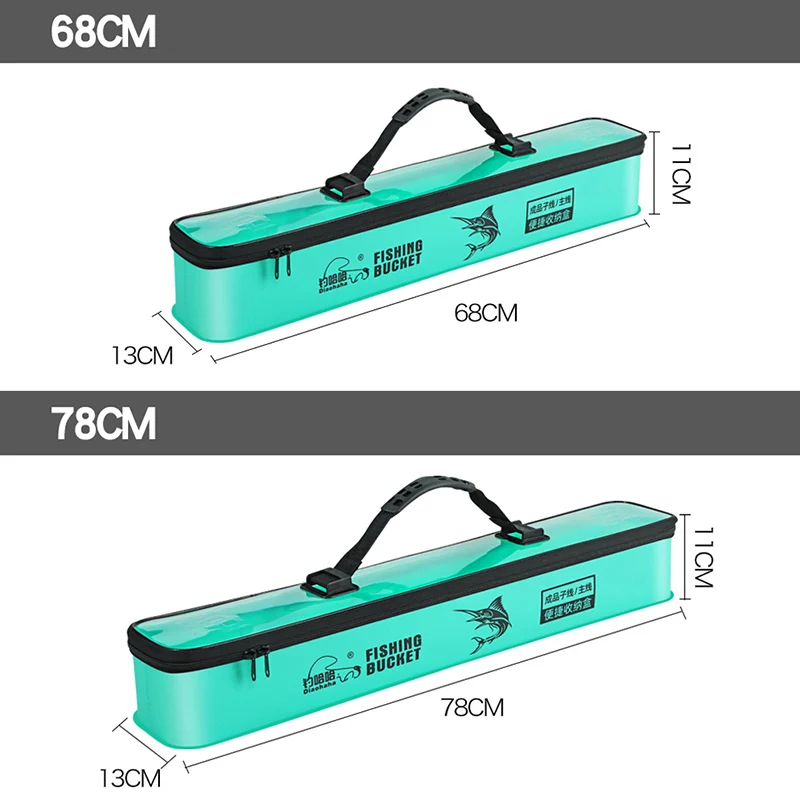 Fishing Gear Box Multi-layer Fishing Tool Organizer Box Multifunctional  Lightweight Seatable Rod Insert Slot Fishing Accessories