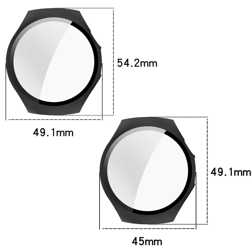 All-Around Soft Protective Screen Case for Smartwatch - Durable PC Face Cover