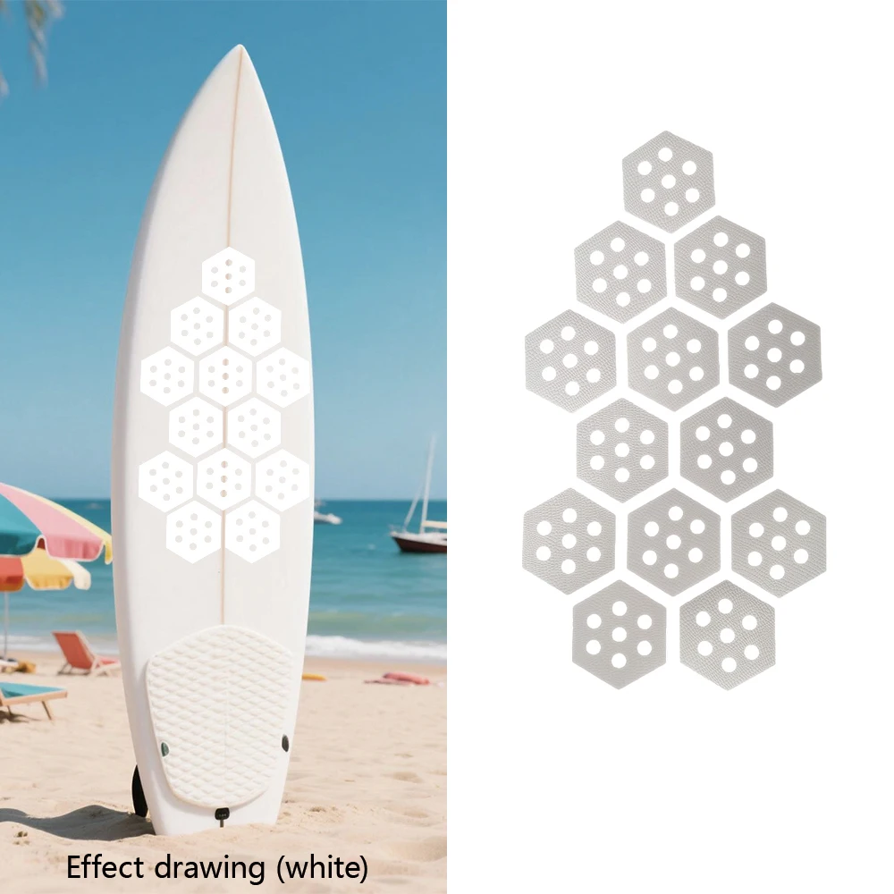 Pegatinas Antideslizantes Transparentes Para Tabla De Surf O Paddleboard - Pack 22 Láminas De Vinilo