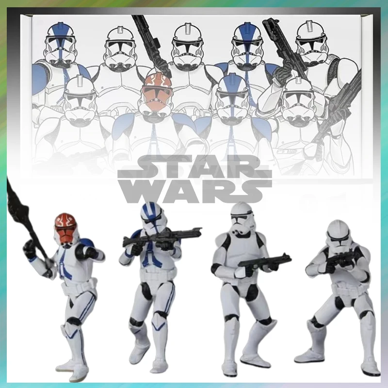 Star Wars 332/501 Clone Trooper Pulse Limited The Mandalorian Imperial Stormtrooper 2.0 332/501 Battalion Anime Action Figurine