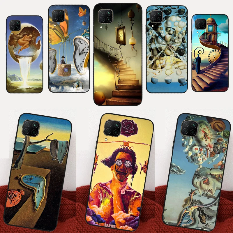 Salvador Dali Art Case Per Huawei Nova 10 9 Se 5T 3I 7I 8I Y61 Y60 Y90 P20 P40 P30 Lite P60 Pro P Smart 2021