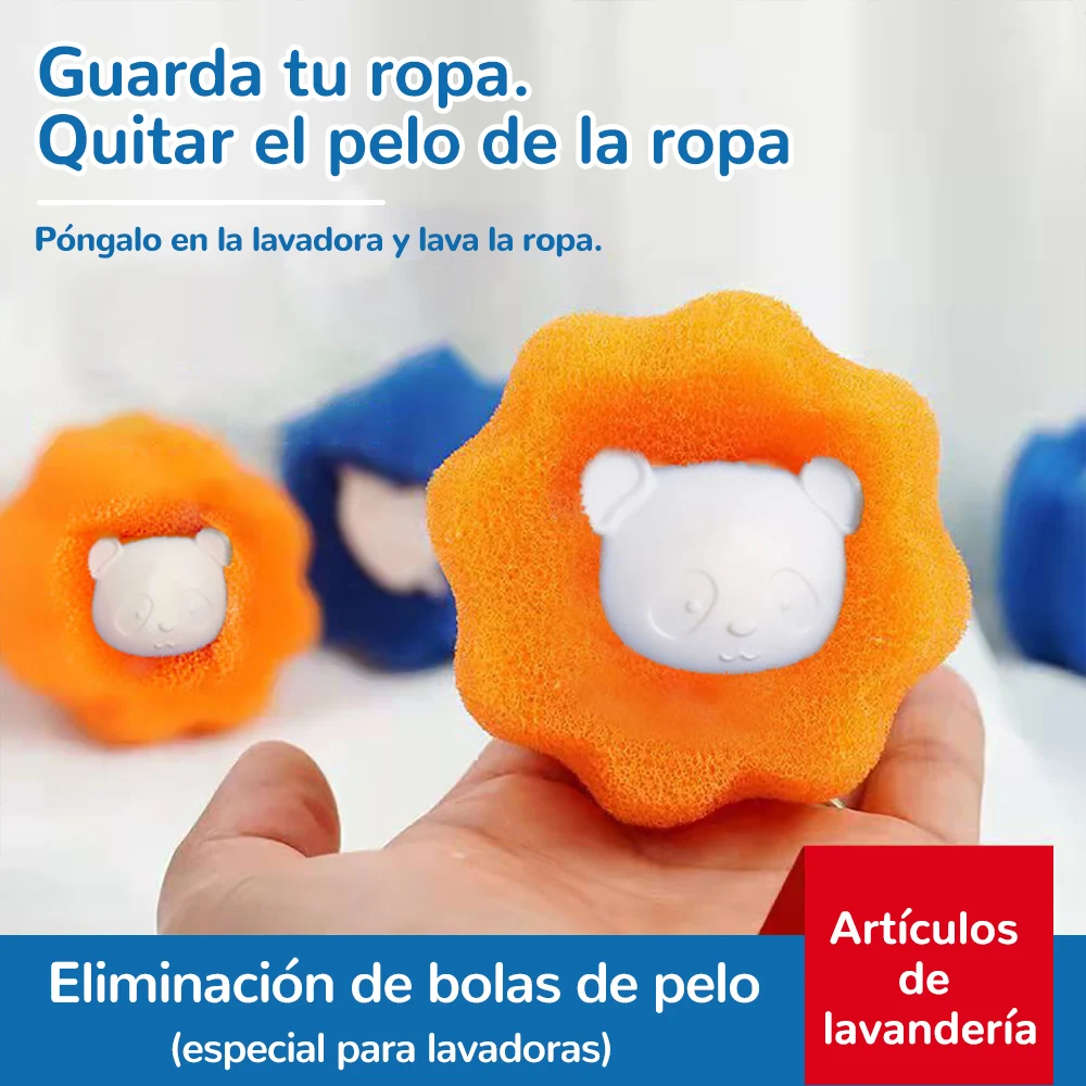 ▷ Chollo Pack x2 bolas atrapa pelos reutilizables para lavadora por sólo  2,09€ con envío gratis (-55%)