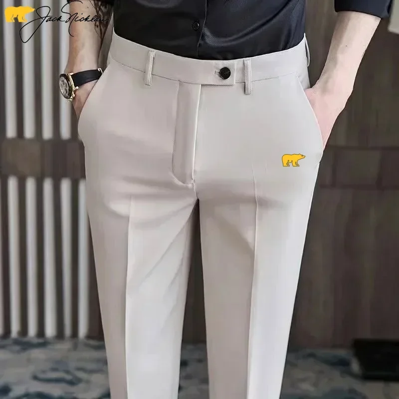 2024 New Golf Clothing Brand Jack Nicklaus Men's Fashion Casual Business Pants Sports Golf Pants Golf Clothing 2