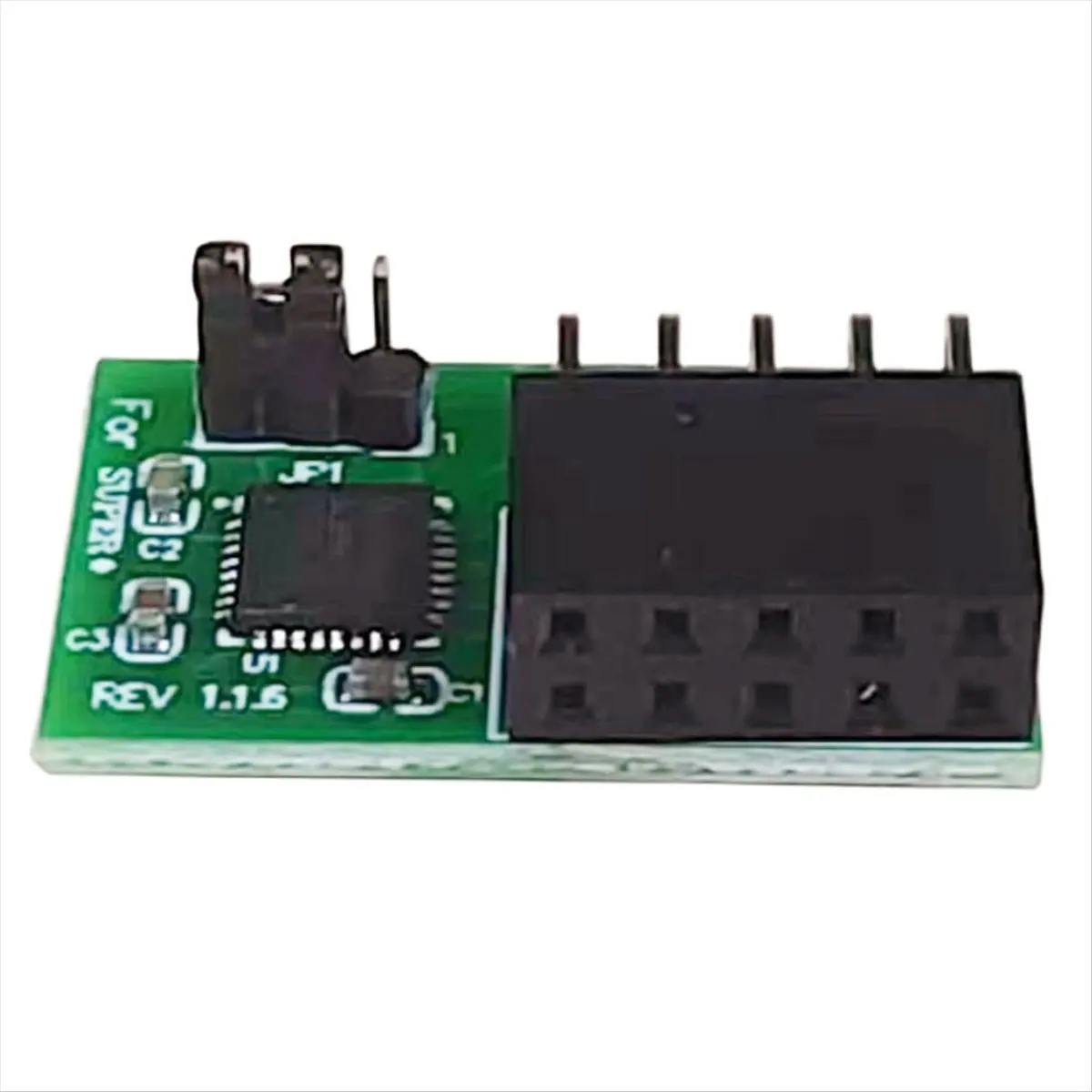 (N11R) 10핀 SPI TPM 2.0 모듈 트러스티드 플랫폼 TPM 2.0 수평형 트러스티드 플랫폼 모듈(SuperMicro-AOM-TPM-Parallel(B)용)