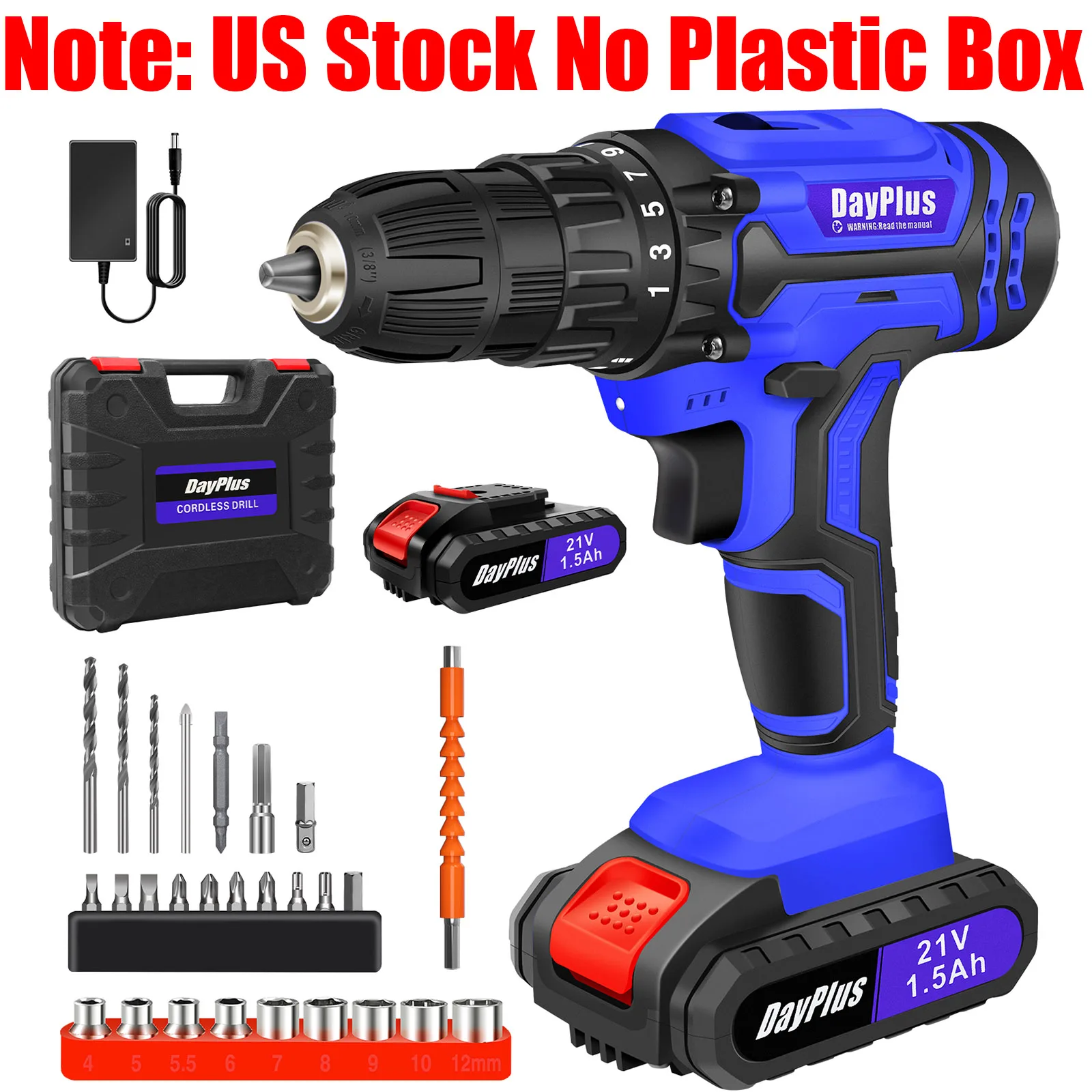 Drill with 2 Battery