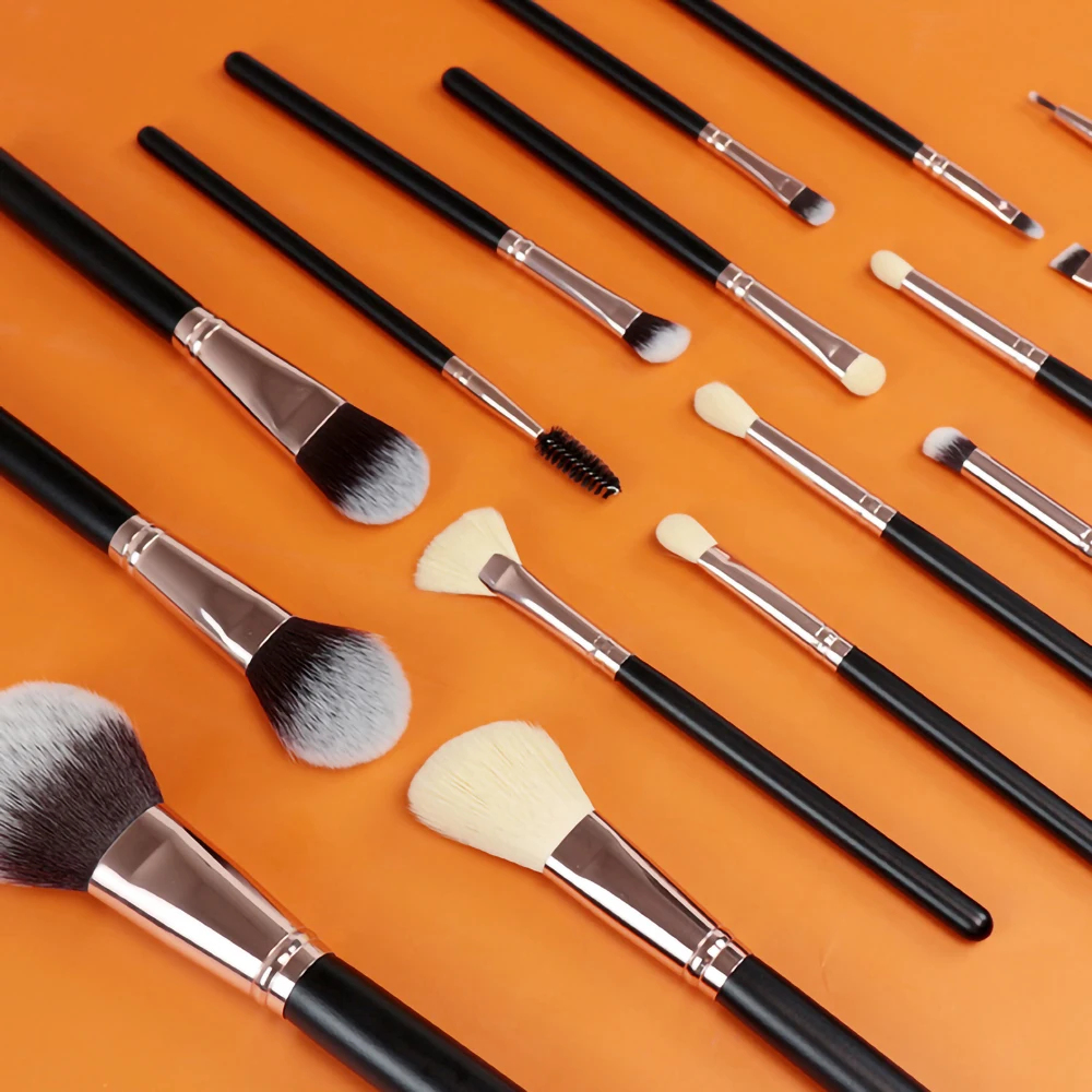 

16 шт., набор кистей для макияжа с деревянной ручкой