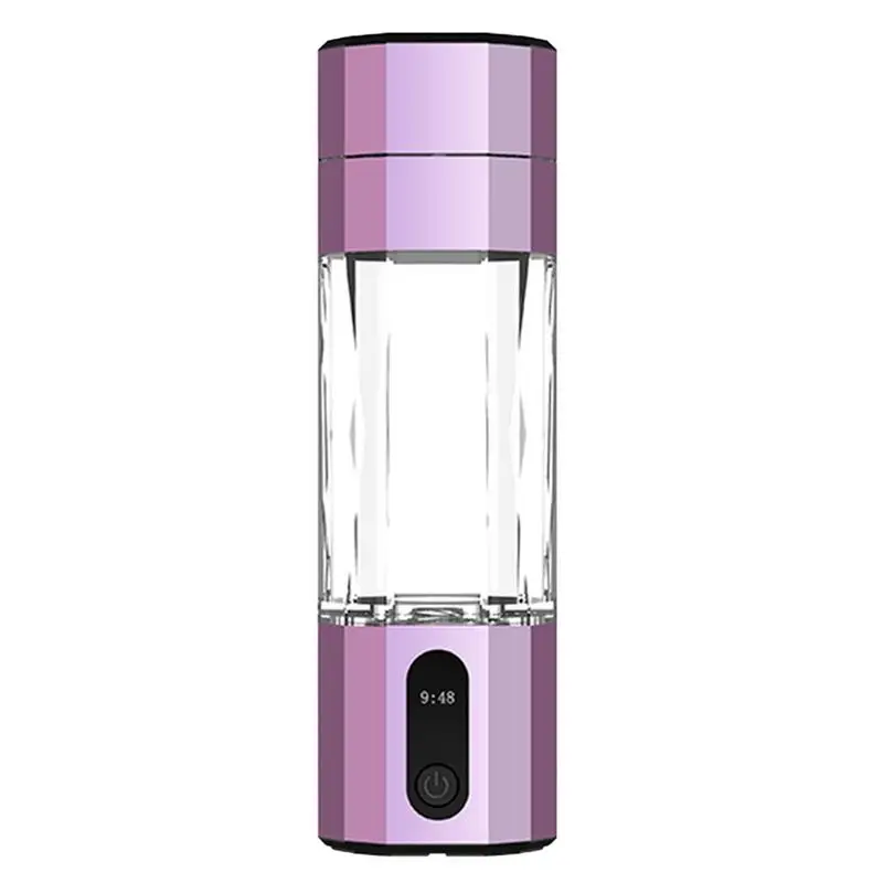 

Hydrogen Water Bottle Portable Hydrogen Water Machine 208ml USB Rechargeable Digital Touch Control LED Display 2 Modes Water