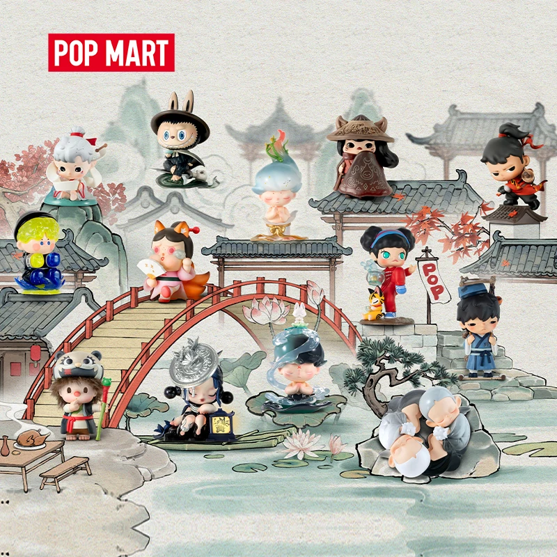 日本未入荷　POPMART 14周年シリーズフィギュア　ミステリーボックス3コ POP MART 比類のない POP MART 14 周年記念シリーズフィギュア