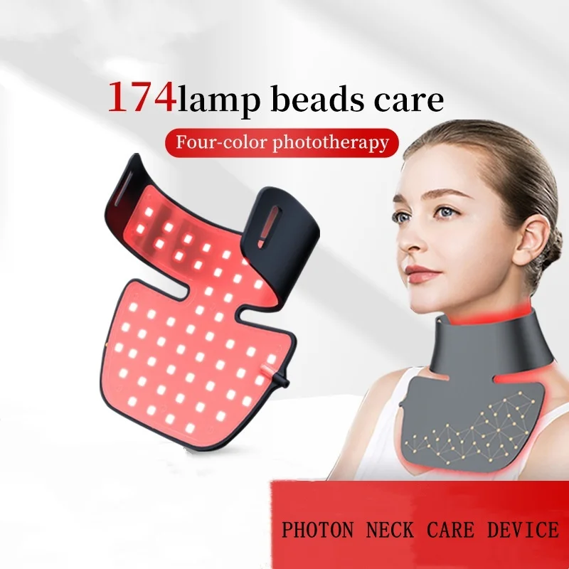 New photorejuvenation instrument, LED red and blue light beauty instrument, headlamp mask gifts