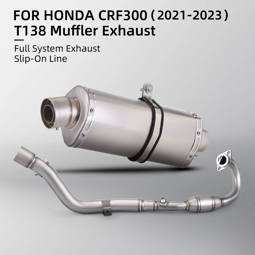 

Ak Off-road motorcycle exhaust pipe series for Akrapovic CRF250 CRF300 RALLY CRF150 T158 Full exhaust pipe system