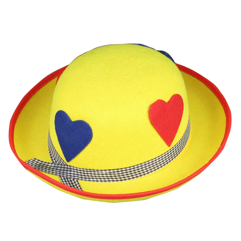 Halloween Hat Halloween Fancy Dress Up Hat Stage Show Props Clown Funny Dress Up Clown Hat