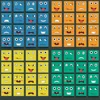 1pc Cube Face Changing Wood Puzzle Building Blocks Board Game Montessori Expression Wooden Blocks Blocos for Children Kids Toys 6