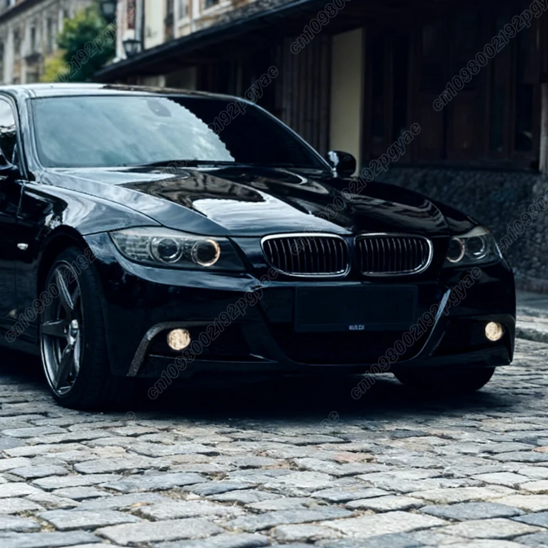 BMW 3 시리즈 M 스포츠 LCI 2009 2010 2011 2012 자동차 ABS 프론트 범퍼 카나드 차량 사이드 스플리터 바디 개조 키트
