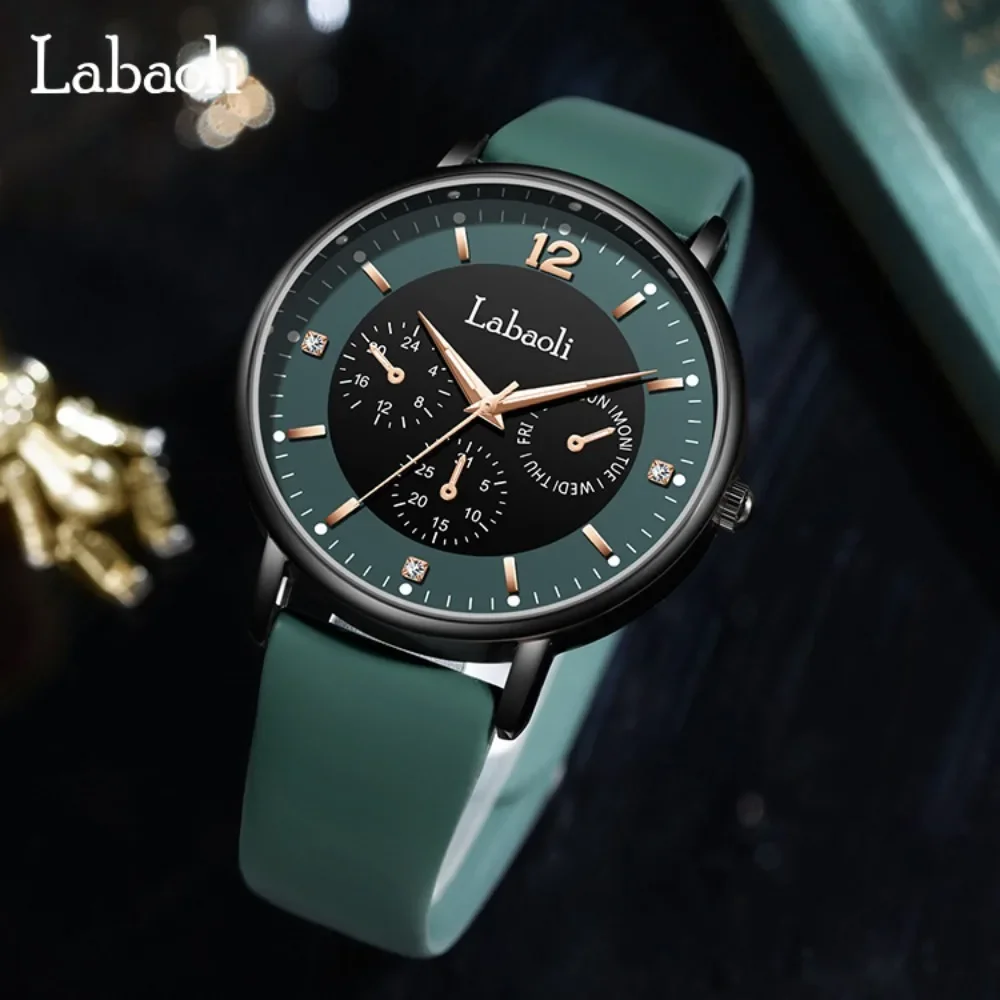 

La Baoli New Women's WristWatch Waterproof Niche Quartz Watches for Female Large Dial Leather Strap Exquisit Reloj Para Mujer