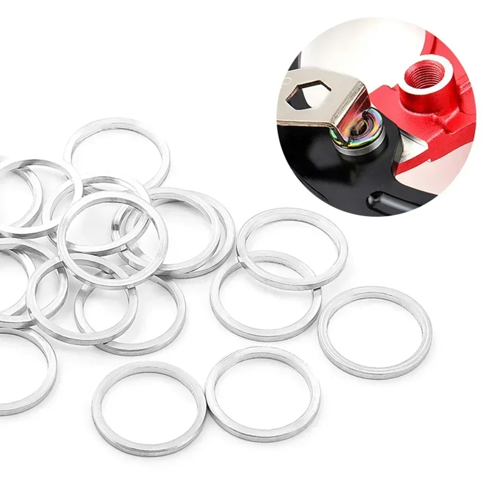 Bicycle Chainring Bolt Spacers Washer Spocket Single Double Speed 1mm 2mm Nail Washer Chainring Bolt Space Nail