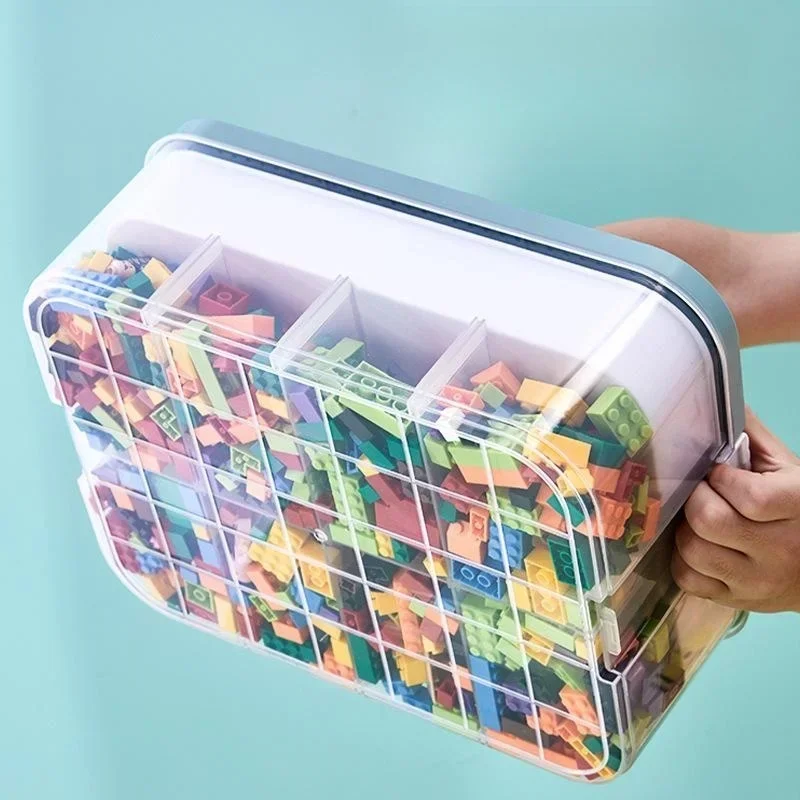 Plastic Lego & Puzzle Storage Box for Kids 5