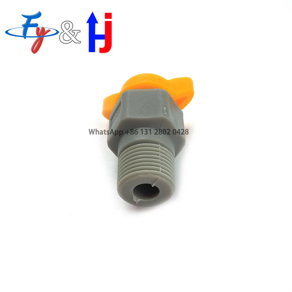 PP Plastic Quick Release Nozzle Circuit Board Cleaning and Etching Machine Corrosion-resistant Fan Cone Spray Nozzle 1/4 PP