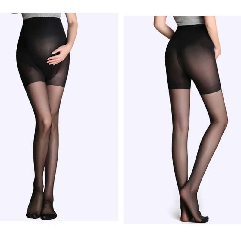 Maternity Pantyhose Pregnancy Tights Over the Belly Solid Breathable Maternity Tights Stocking 3