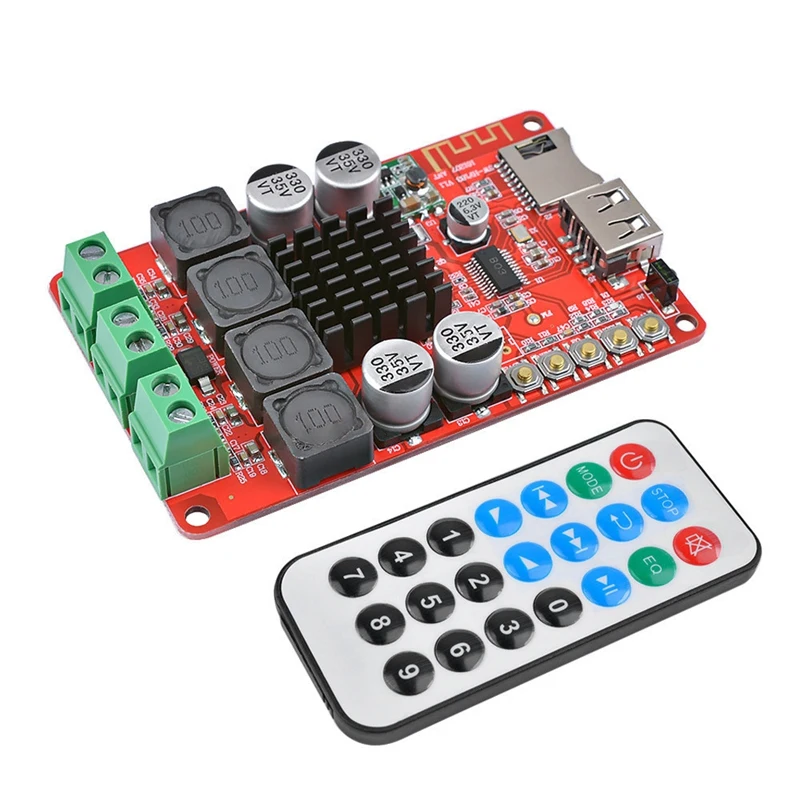 

Плата усилителя мощности TPA3116, 100 Вт, Bluetooth, 12-24 В