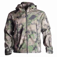 Outdoor Jackets Men Clothing Warm Soft Shell Tactical Jacket Windbreaker Combat Jacket Mens Hooded Bomber Coats Hiking Clothes 1